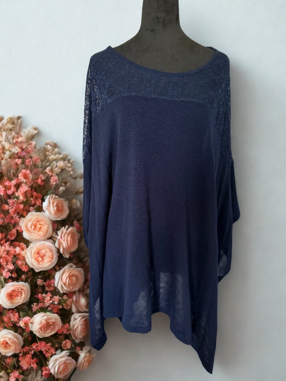 Blue Knit Tunic
